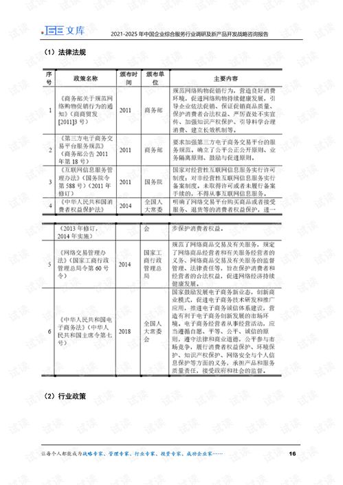 2021-2025年中国企业综合服务行业调研与中小企业咨询服务新产品开发战略